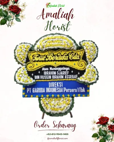 Papan Bunga Duka di Danasari